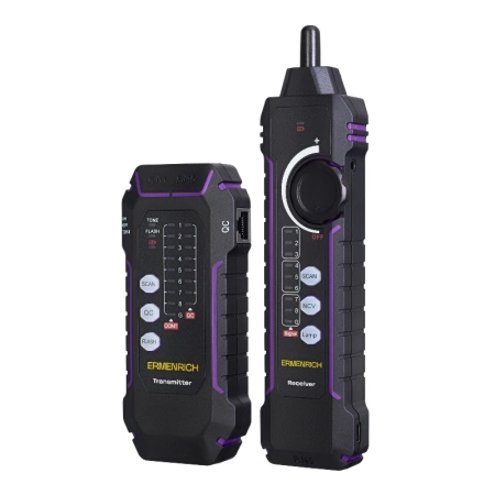 Кабельный тестер Ermenrich NetGeeks NP35, фиолетовый купить по низкой цене | МАКСПРОФИТ