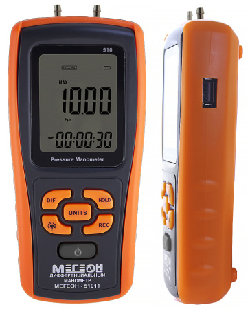 Дифференциальный цифровой манометр МЕГЕОН 51011 купить по низкой цене | МАКСПРОФИТ