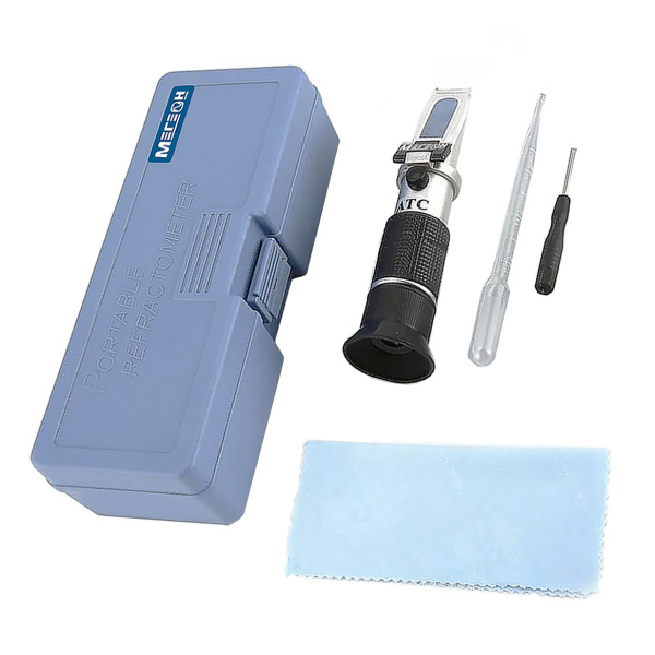 Ручной рефрактометр для определения концентрации сахарозы (Брикс) МЕГЕОН 72004 купить по низкой цене | МАКСПРОФИТ